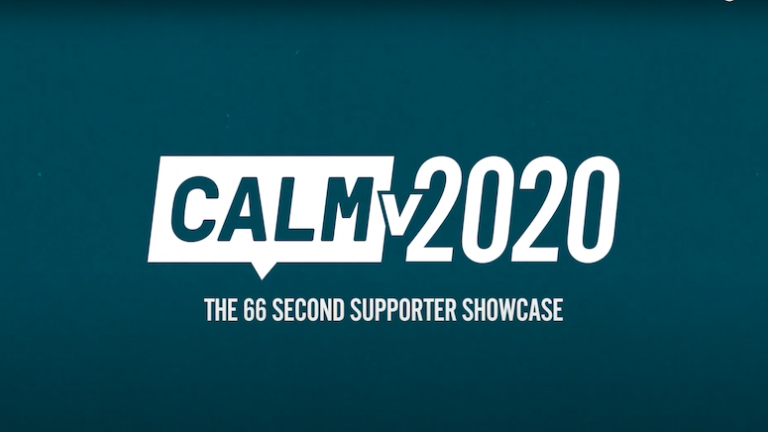 A title screen that reads CALM Versus 2020