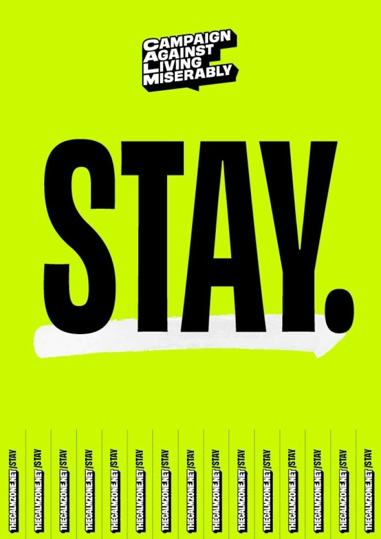 Stay A4 Tear off poster